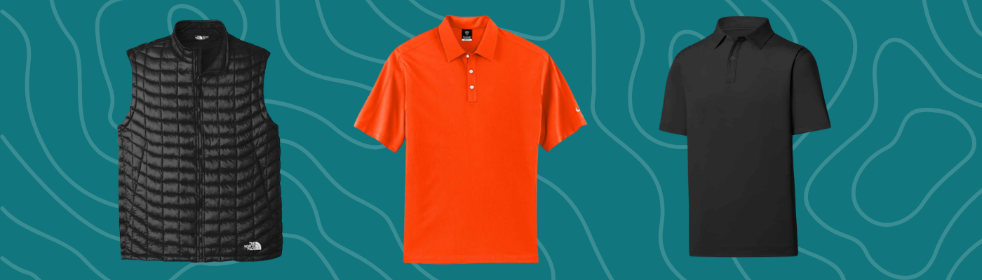 Golf glove with ball marker, Gilead scorecard notebook, and colorful divot tools set on a teal background, practical Best Golf Gifts for golfers