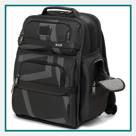 TUMI™ Alpha Reflective Brief Pack®, a crowd-favorite company branded swag
