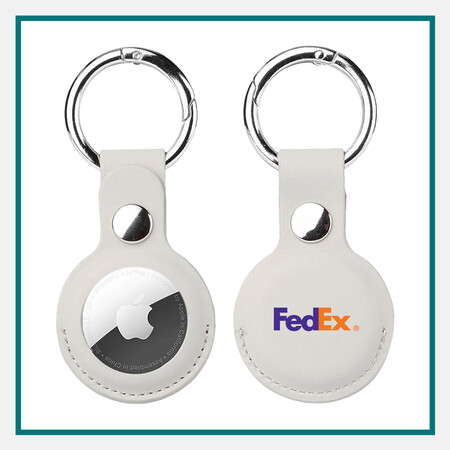 Multifunctional keychain featuring a branded logo, designed for practical trade show giveaways.