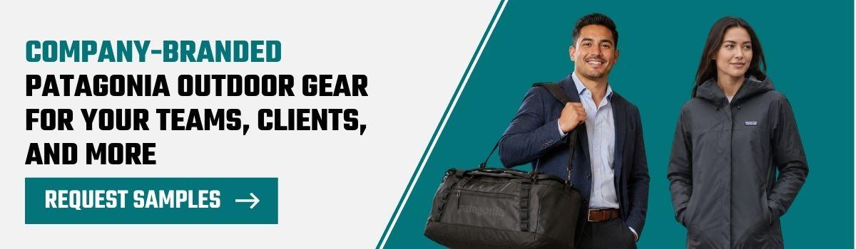 Custom Patagonia buyer's guide featuring co-branded apparel and duffel bag solutions tailored to team needs, budget, and brand guidelines.