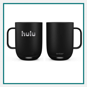 Ember 10 oz smart coffee mug² (2nd Gen.) in matte black, a stylish and high-tech option for work anniversary gifts.