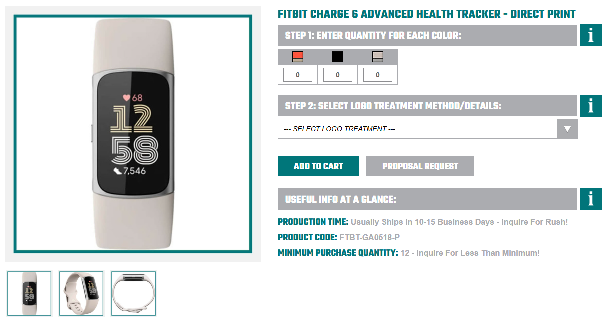 Fitbit Charge 6 advanced health tracker with a light-colored band, showing heart rate, time, and step count on the touchscreen display.