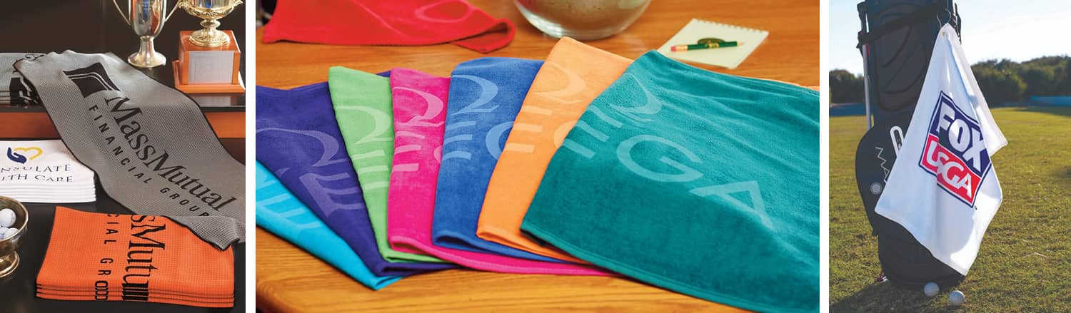 Custom Printed Golf Towels