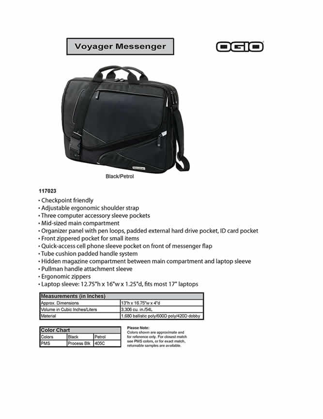 OGIO® Voyager Messenger Bag - Business Gifts by Promotions Now 